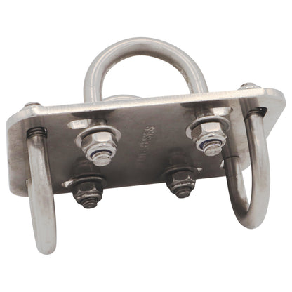 90-Degree Clamp For 25mm Tubing – Clamps Two Tubes At Right-Angles – With U-Bolts & Nyloc Nuts