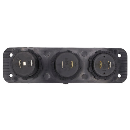 Marine Power Outlet With USB-A & USB-C – Includes Cigarette Lighter Socket & Digital Voltmeter Display