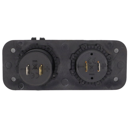 Marine Power Outlet With USB-A & USB-C Including Digital Voltmeter Display