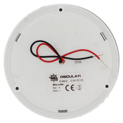 Ultra Flat LED Light With Touch Switch – 12/24V – 3W – Flush Mounting – 168 Lumen – Chrome Coloured Surround