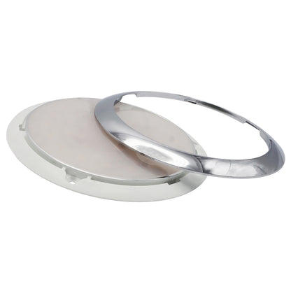 Ultra Flat LED Light With Touch Switch – 12/24V – 3W – Flush Mounting – 168 Lumen – Chrome Coloured Surround