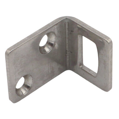 Boat Floor-Mounted Door Stopper With Catch – Polished 316-Grade Stainless Steel