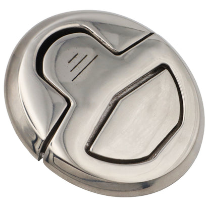 Polished A4 Stainless Steel Waterproof Round Lifting Handle – 51mm Diameter