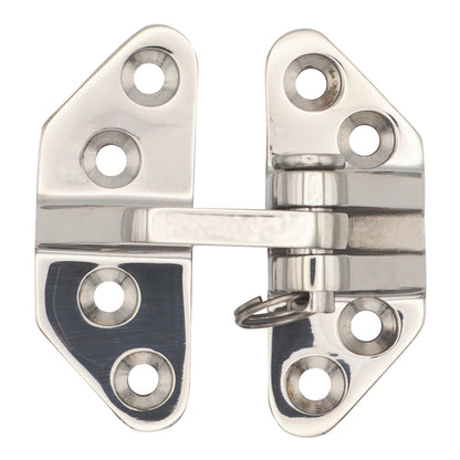 Boat Hatch Hinge – 316-Grade Stainless – With Removable Pin – Heavy Duty