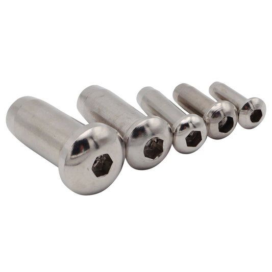 A4 Stainless Steel Sleeve Nut With Internal Thread – Marine Grade Stainless Steel – Various Sizes Available