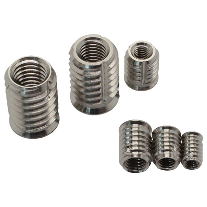 Self-Tapping Metric Threaded Inserts – 316 Stainless – Thru-Tapped – For Marine Use