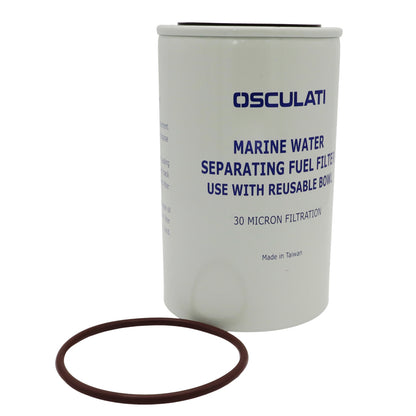 Osculati Replacement Water Separating Fuel Filter Cartridge – 30 Micron Filtration – To Suit Our Diesel Fuel Filter (Part Number SM-2080)