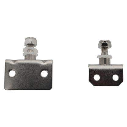 Gas Strut 90-Degree Mounting Plate – 316-Grade Stainless Steel – 8mm Pin Diameter – For Our Osculati Gas Struts