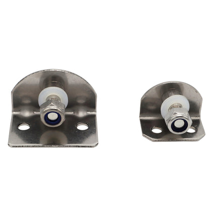 Gas Strut 90-Degree Mounting Plate – With 8mm Threaded Internal Pin – For Our Osculati Stainless Steel Gas Struts – Available In Two Sizes