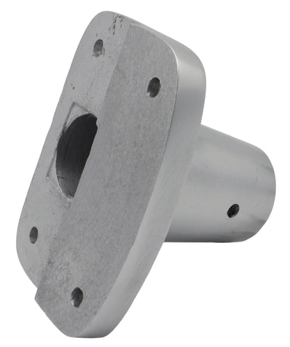 Anodized Aluminium Stanchion Base - Diameter 25mm - 7 Degree Slope