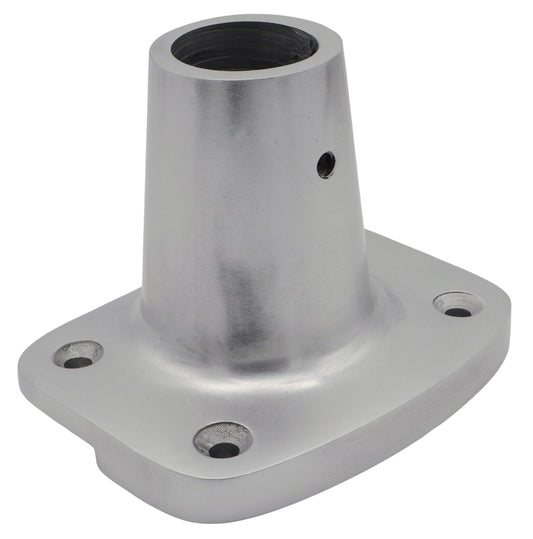 Anodized Aluminium Stanchion Base - Diameter 25mm - 7 Degree Slope