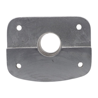 Anodized Aluminium Stanchion Base - Diameter 25mm – Straight 90 Degrees
