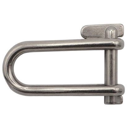 Long D-Shackle With Locking Key Pin – 316-Grade Stainless Steel - Metric Sizes