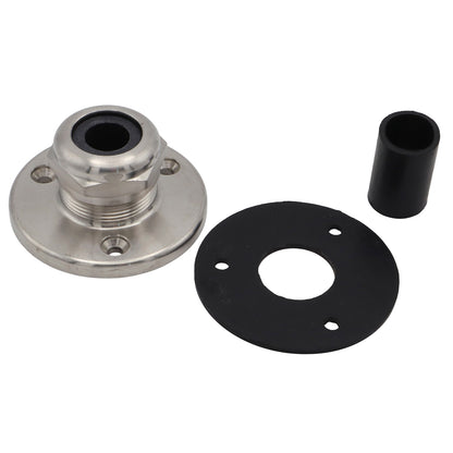 Thru Deck Waterproof Cable Gland – 12 to 20mm Cable Diameter – 316-Grade Stainless Steel