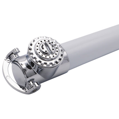 Replacement Osculati Handheld Shower Head – Push Button Action – Mizar Range – With Chrome Plated Brass Head Fitting & Plastic Body