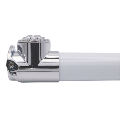 Replacement Osculati Handheld Shower Head – Push Button Action – Mizar Range – With Chrome Plated Brass Head Fitting & Plastic Body