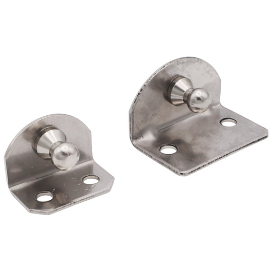 Gas Strut 90-Degree Mounting Plate (Internal) – 10mm Diameter Ball Joint – 316-Grade Stainless Steel – For Our Osculati Gas Struts