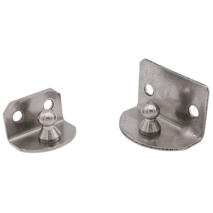 Gas Strut 90-Degree Mounting Plate (Internal) – 10mm Diameter Ball Joint – 316-Grade Stainless Steel – For Our Osculati Gas Struts