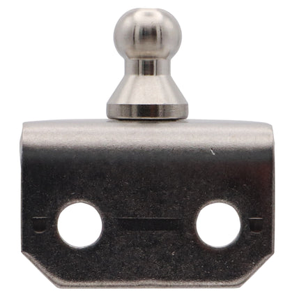 Gas Strut 90-Degree Mounting Plate – 10mm External Diameter Ball Joint – 316-Grade Stainless Steel – For Our Osculati Gas Struts