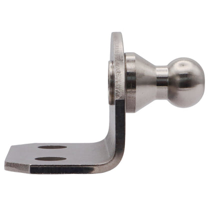 Gas Strut 90-Degree Mounting Plate – 10mm External Diameter Ball Joint – 316-Grade Stainless Steel – For Our Osculati Gas Struts