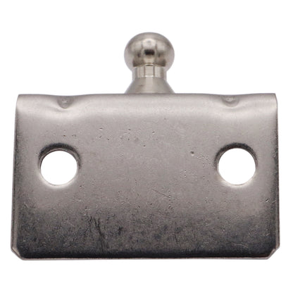 Gas Strut 90-Degree Mounting Plate – 10mm External Diameter Ball Joint – 316-Grade Stainless Steel – For Our Osculati Gas Struts