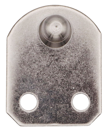 Flat Gas Strut Mounting Plate With 10mm Diameter Ball Joint – 316-Grade Stainless Steel – For Our Osculati Gas Struts