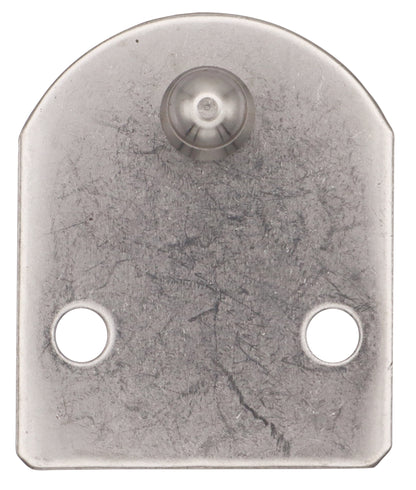 Flat Gas Strut Mounting Plate With 10mm Diameter Ball Joint – 316-Grade Stainless Steel – For Our Osculati Gas Struts
