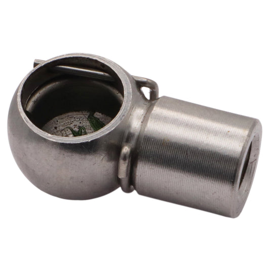 Gas Strut Ball Joint Fitting – 10mm Diameter Spherical End Fitting – M6 Female Thread – 316-Grade Stainless Steel