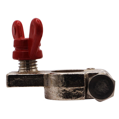 Universal Battery Terminal Clamps With Colour-Coded Wing Nuts And Insulation Covers