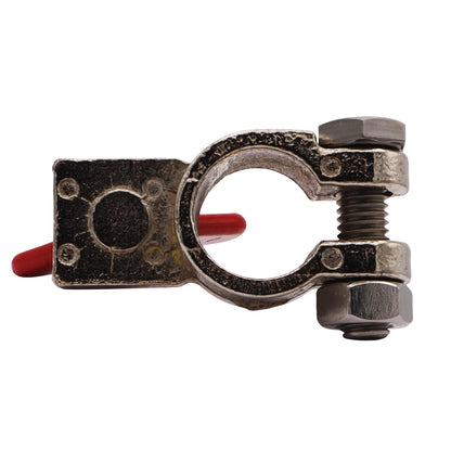 Universal Battery Terminal Clamps With Colour-Coded Wing Nuts And Insulation Covers