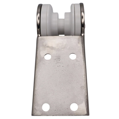 Osculati Cast Bow Roller – 316-Grade Stainless Steel – White Nylon Sheave – For Lines Up To 10kg