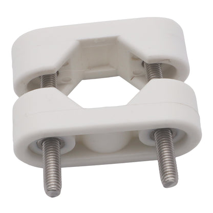 Nylon Clamp With Two Screws And Nuts To Suit 22mm Or 25mm Tube