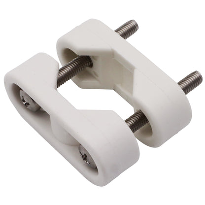 Nylon Clamp With Two Screws And Nuts To Suit 22mm Or 25mm Tube