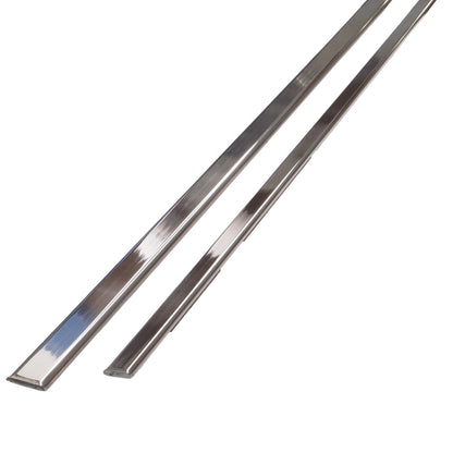 Boat Rubbing Strake Flat Top – 316 Stainless Steel - Solid Profile With Polished Finish, Sold In 1.5m & 3m Lengths.