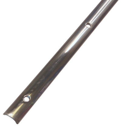 Arch (Curved) Boat Rubbing Strake With Pre Drilled Holes – 316 Stainless Steel - Polished Finish - Sold In 1.5m & 3m Lengths.