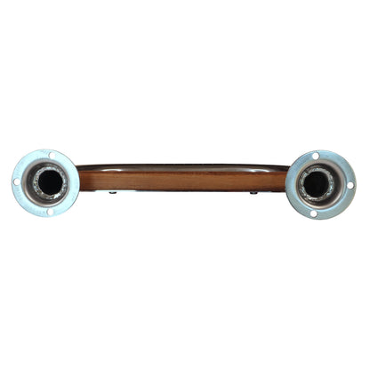 Boat Transom Step - Teak & Stainless Steel - 306 x 135mm - Beautifully Finished