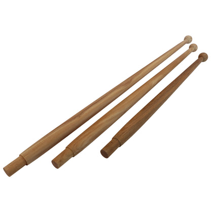 Teak Flag Pole – Three Sizes – With 25mm Diameter Base Section