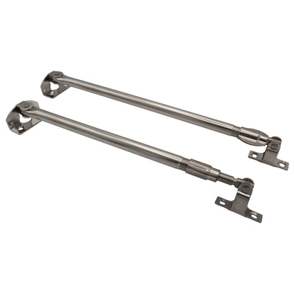 Telescopic Hatch Stay – Available In two sizes Range 250 To 425mm Or 300 To 525mm – Polished Stainless Steel