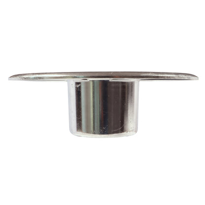 Osculati Table Pedestal Set - Polished Stainless Steel Post – Aluminium Base & Top Fittings With Easy Taper Fitment – 700mm Height