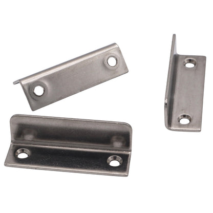 Angled Latch Plate – Electro-Polished Stainless Steel