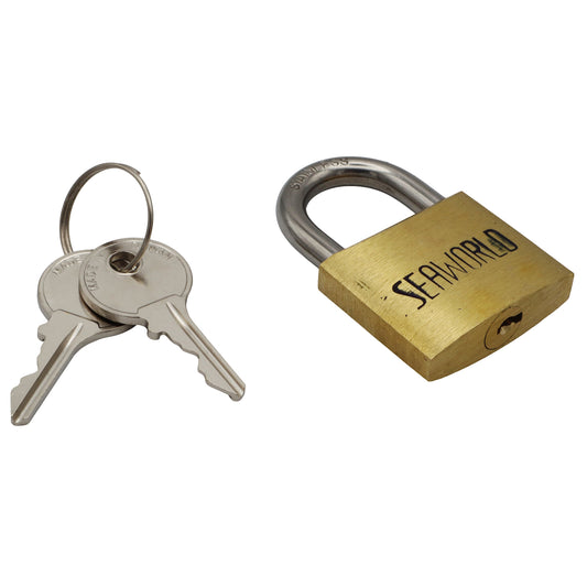 Marine Padlock – 30mm – Stainless Steel Shackle – Marine Bronze Body