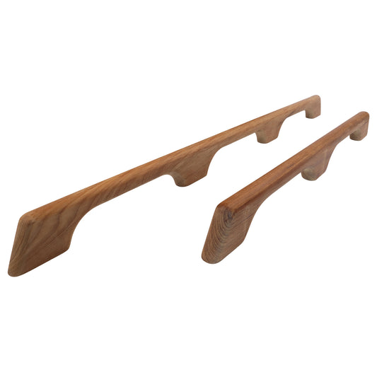 Teak Handrail – Two Sizes Available - 580mm Or 840mm Overall Length