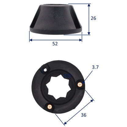 Universal Winch Handle Holder – Grips The Star End Shape – Simple And Elegant Design