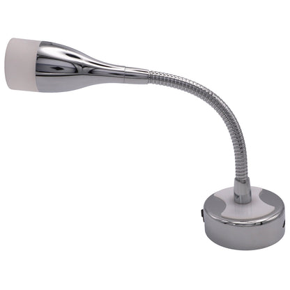 Osculati Articulated LED Spotlight – Polished Chromed Aluminium Finish – USB-C Socket – 2 A – 12 Volt