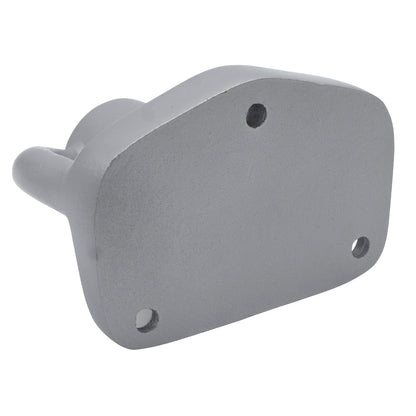 Aluminium Stanchion Base For 25mm Stanchion Post – 90-Degree Angle – Grey Anodised Finish