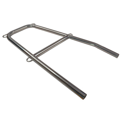 Rail Gate Stanchion – Height 610mm - 25mm Tube – 4 Eyelets – Double Stanchion For Twin Guardrails