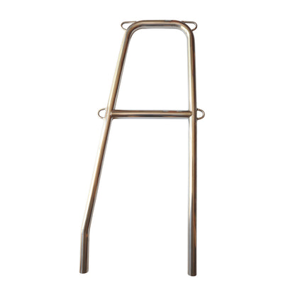 Rail Gate Stanchion – Height 740mm - 25mm Tube – 4 Eyelets – Double Stanchion For Twin Guardrails