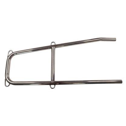Rail Gate Stanchion – Height 740mm - 25mm Tube – 4 Eyelets – Double Stanchion For Twin Guardrails