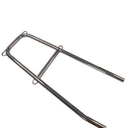 Rail Gate Stanchion – Height 740mm - 25mm Tube – 4 Eyelets – Double Stanchion For Twin Guardrails