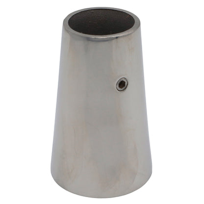 25mm Stanchion Post Base / Rail Base With M8 Internal Thread – For 25mm Tube - 316 Grade Stainless - Polished Finish